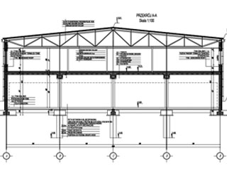 Budynek magazynowo – produkcyjny z częścią socjalną