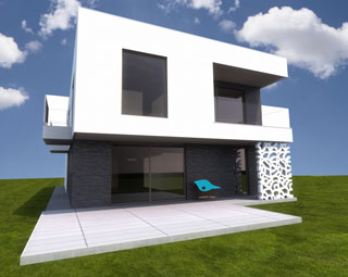 Budynek mieszkalny jednorodzinny - projekt konstrukcji