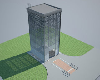 Parking obrotowy – projekt konstrukcji