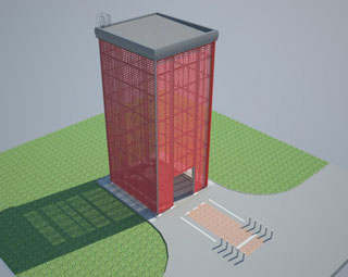 Parking obrotowy – projekt konstrukcji