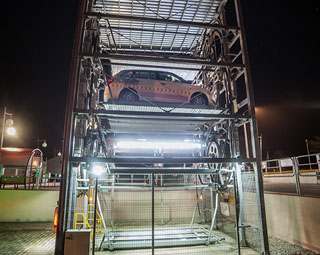 Parking obrotowy – projekt konstrukcji