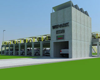 Parking stalowo - projekt konstrukcji